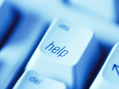 Help Button on Computer Keyboard