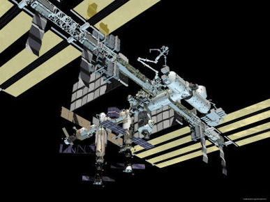 Computer Generated Image of the International Space Station