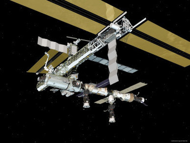 Computer Generated Image of the International Space Station