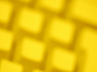 Unfocused Yellow Tinted Computer Keyboard