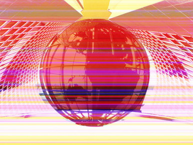 Pink Globe in Hi-Fi Computer Network