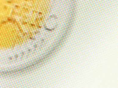 Grainy Computerized Image of Euro Coin