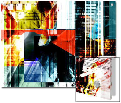 Abstract Computer and Keyboard Images