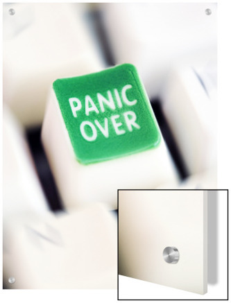 Computer Key Which Reads Panic Over